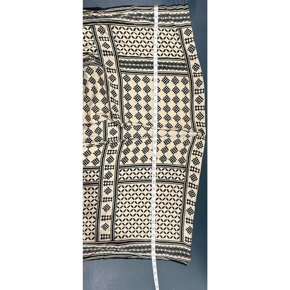 Extra Touch Women’s Duster Kimono Fringe Hem Open Front 1X/2X Black Tan Boho - Picture 7 of 8